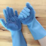Silicons Dish Washing Kicthen Hand Gloves 04