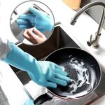 Silicons Dish Washing Kicthen Hand Gloves